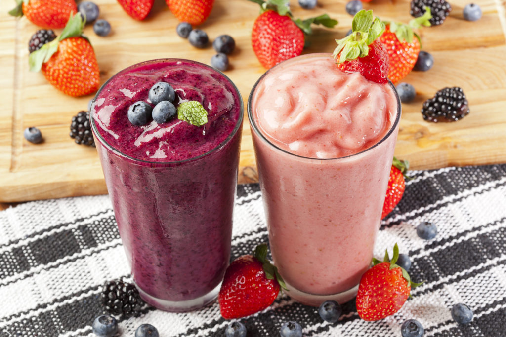 Erdbeere Heidelbeere Smoothie