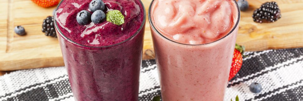 Erdbeere Heidelbeere Smoothie
