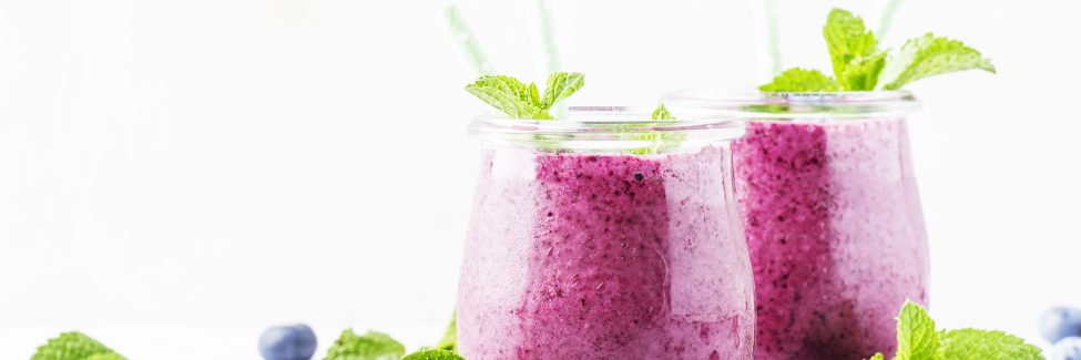 Hafer-Heidelbeeren-Smoothie