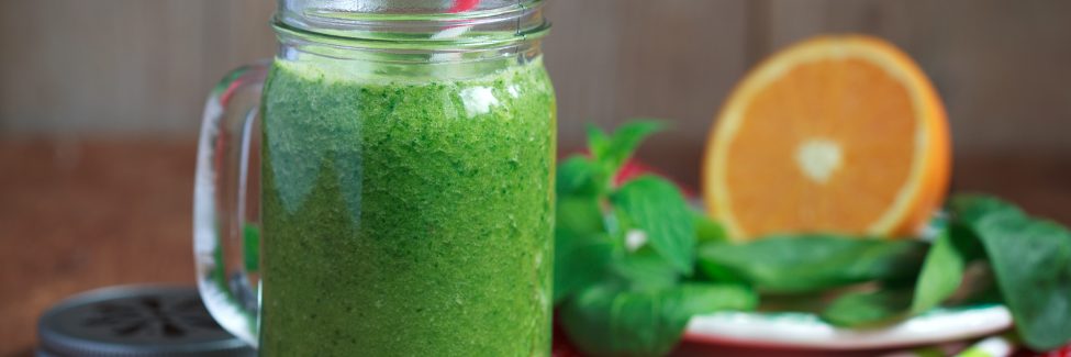 Nektarinen-Babyspinat-Smoothie