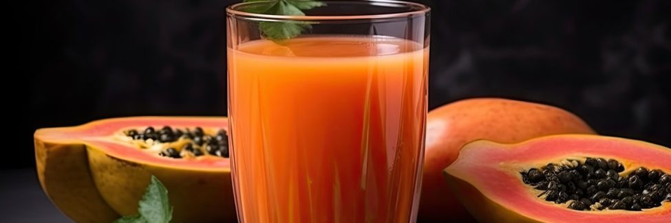 Papaya-Apfel-Smoothie