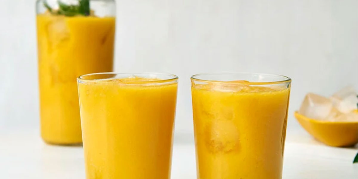 Mango Birnen Smoothie